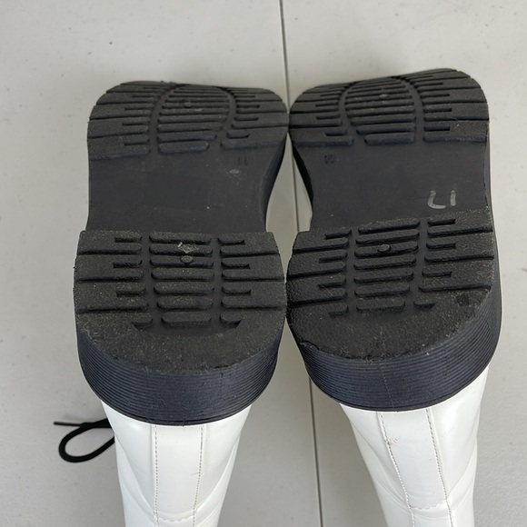 White Charles Albert Combat Boots Sz 11 - Picture 5 of 9